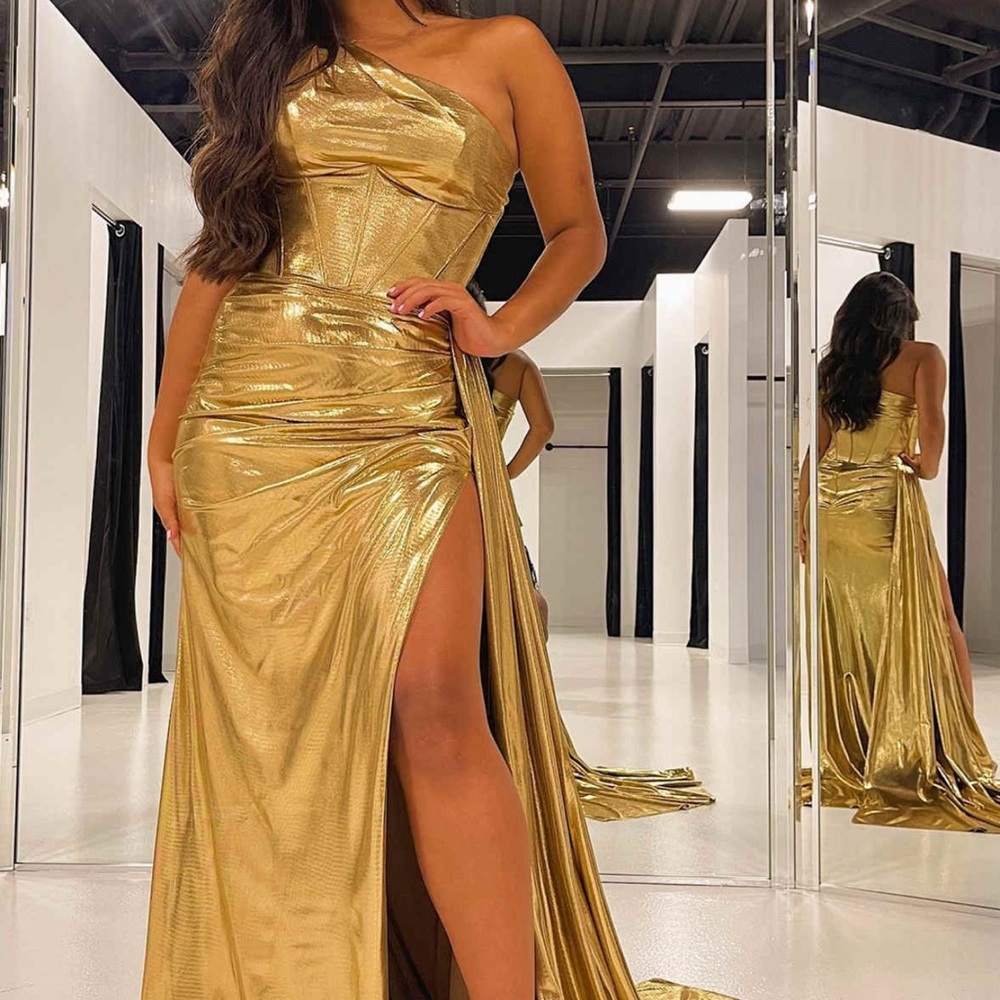 Gold Formal Dress